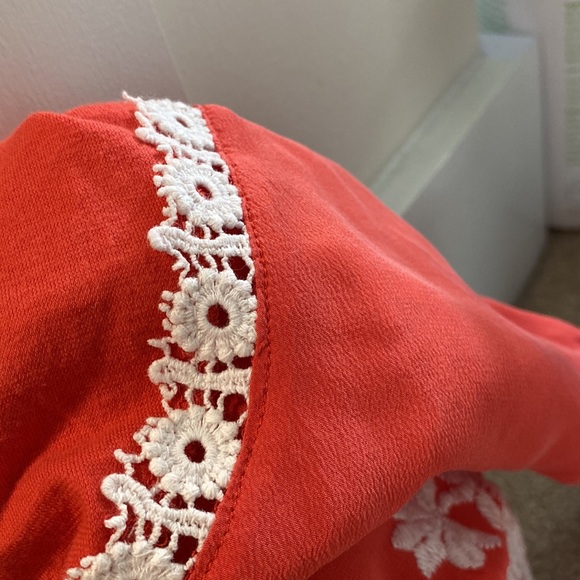 Anthropologie One.September Oversized Flowy Embroidered Top - Picture 11 of 15